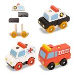 WOODEN STACKING EMERGENCY VEHICLES